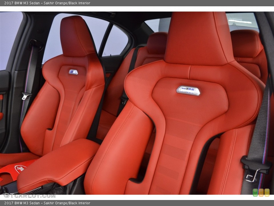 Sakhir Orange/Black Interior Front Seat for the 2017 BMW M3 Sedan #116444737