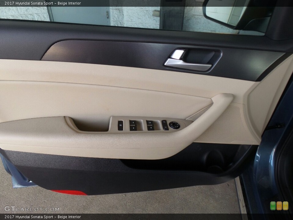 Beige Interior Door Panel for the 2017 Hyundai Sonata Sport #116445325