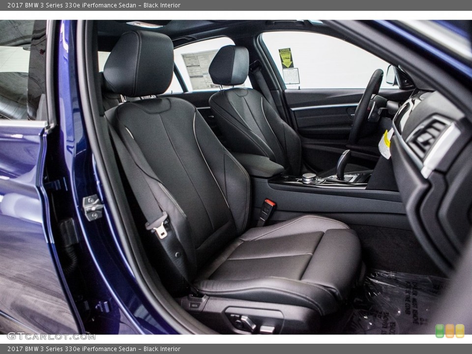 Black Interior Front Seat for the 2017 BMW 3 Series 330e iPerfomance Sedan #116452339