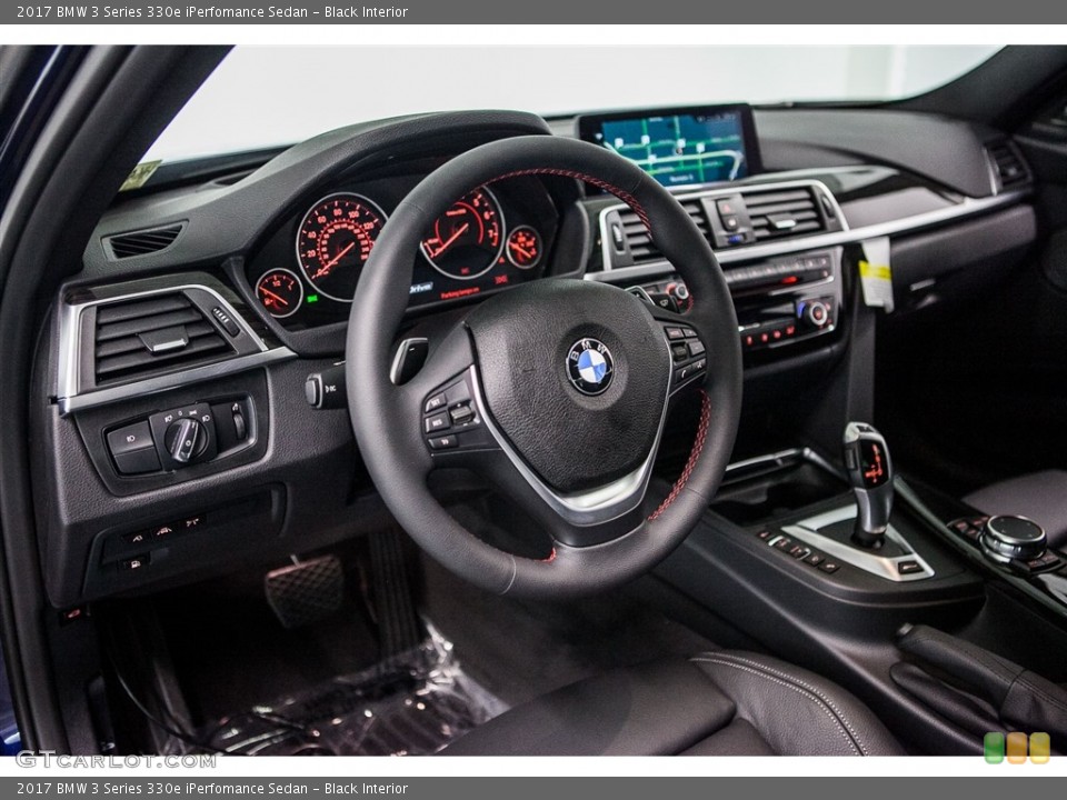 Black 2017 BMW 3 Series Interiors