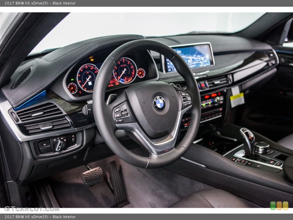 Black Interior Dashboard for the 2017 BMW X6 xDrive35i #116453761