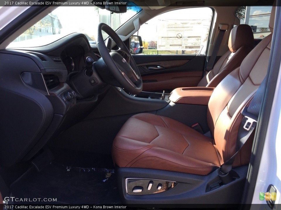 Kona Brown Interior Photo for the 2017 Cadillac Escalade ESV Premium Luxury 4WD #116453860