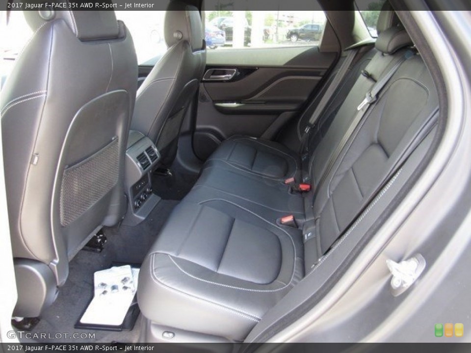 Jet Interior Rear Seat for the 2017 Jaguar F-PACE 35t AWD R-Sport #116453932