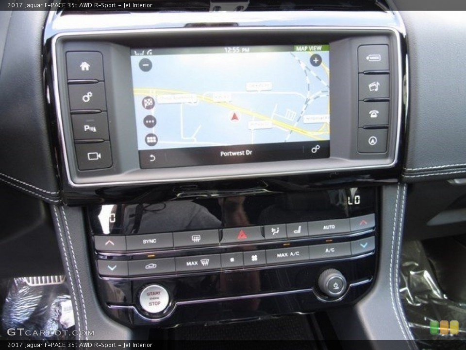 Jet Interior Controls for the 2017 Jaguar F-PACE 35t AWD R-Sport #116454193