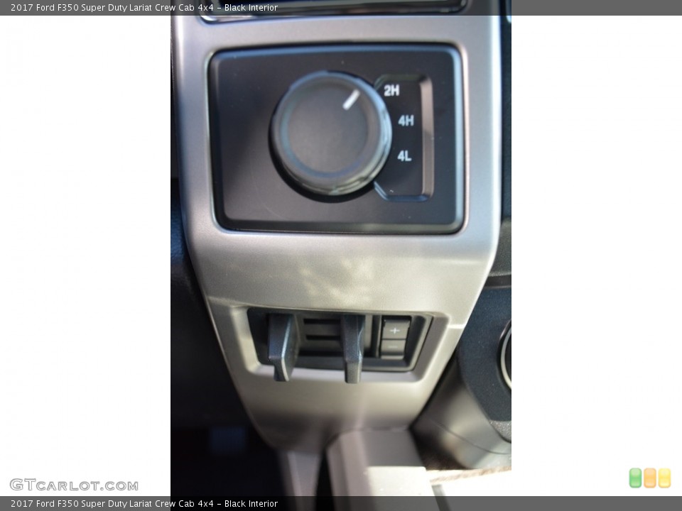 Black Interior Controls for the 2017 Ford F350 Super Duty Lariat Crew Cab 4x4 #116454478