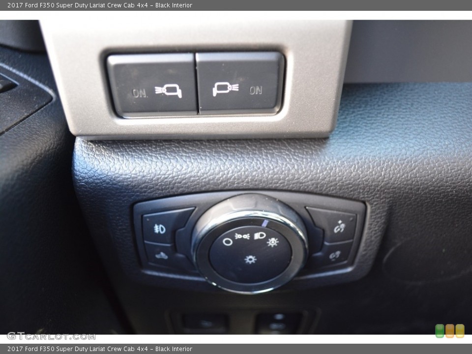 Black Interior Controls for the 2017 Ford F350 Super Duty Lariat Crew Cab 4x4 #116454613