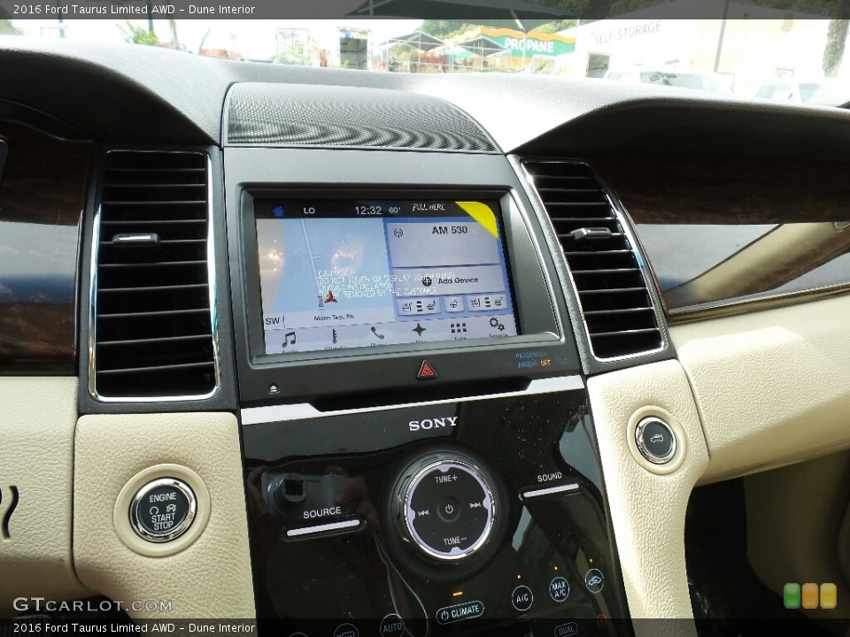 Dune Interior Controls for the 2016 Ford Taurus Limited AWD #116457493