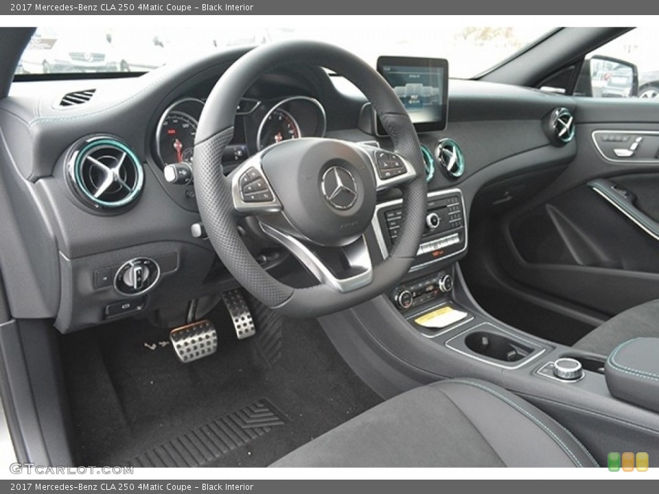 Black Interior Dashboard for the 2017 Mercedes-Benz CLA 250 4Matic Coupe #116460013