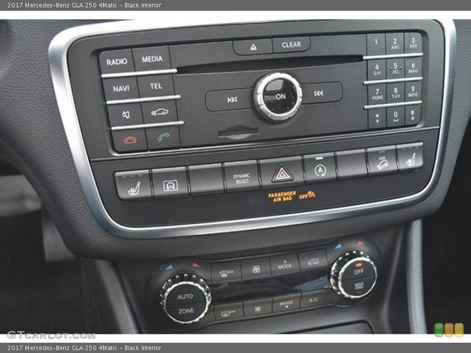 Black Interior Controls for the 2017 Mercedes-Benz GLA 250 4Matic #116460448
