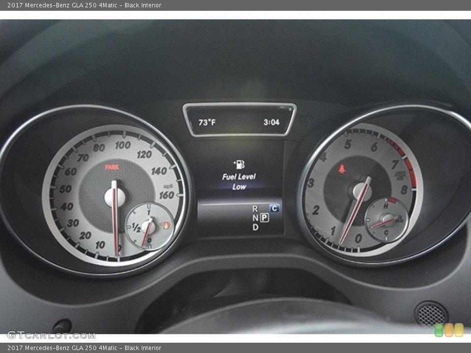 Black Interior Gauges for the 2017 Mercedes-Benz GLA 250 4Matic #116460472