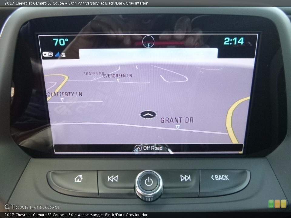 50th Anniversary Jet Black/Dark Gray Interior Navigation for the 2017 Chevrolet Camaro SS Coupe #116462896