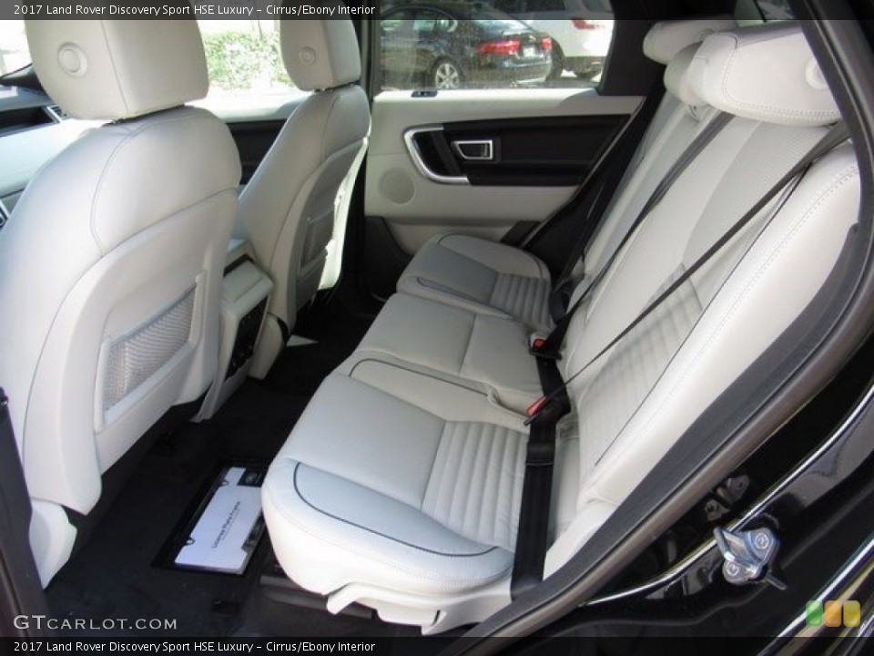 Cirrus/Ebony Interior Rear Seat for the 2017 Land Rover Discovery Sport HSE Luxury #116464369