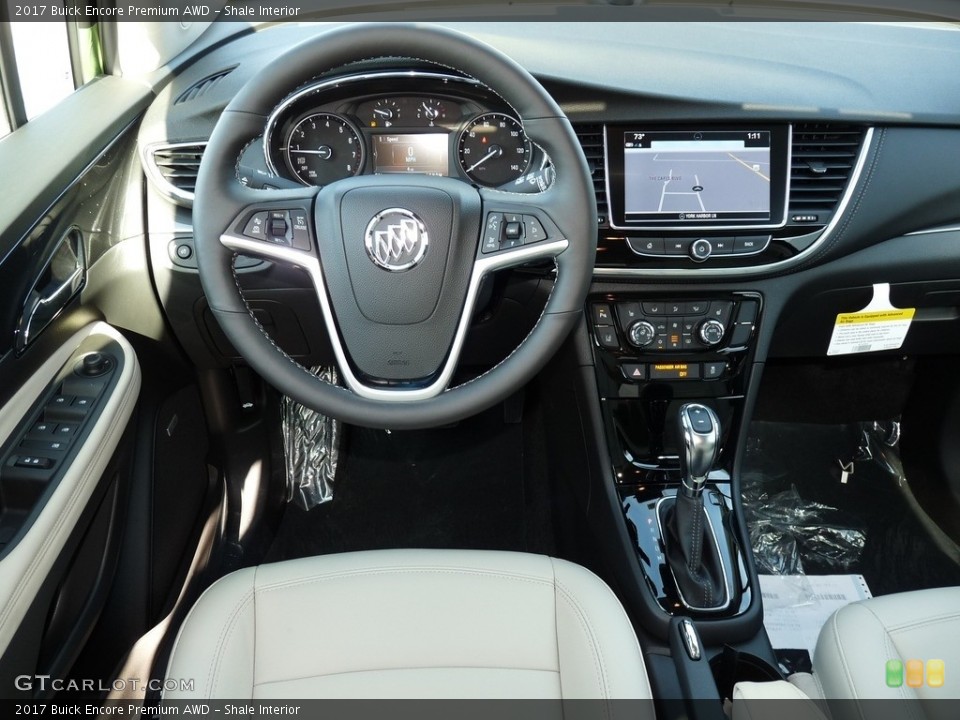 Shale Interior Dashboard for the 2017 Buick Encore Premium AWD #116467618