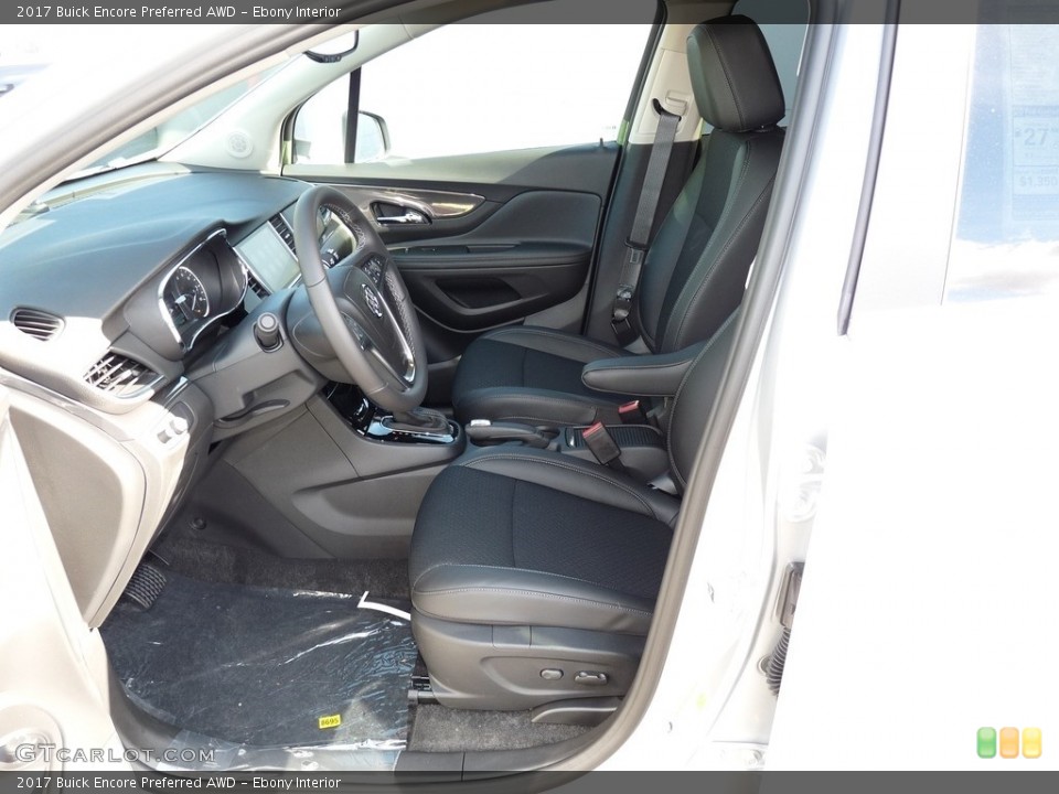 Ebony Interior Photo for the 2017 Buick Encore Preferred AWD #116467762