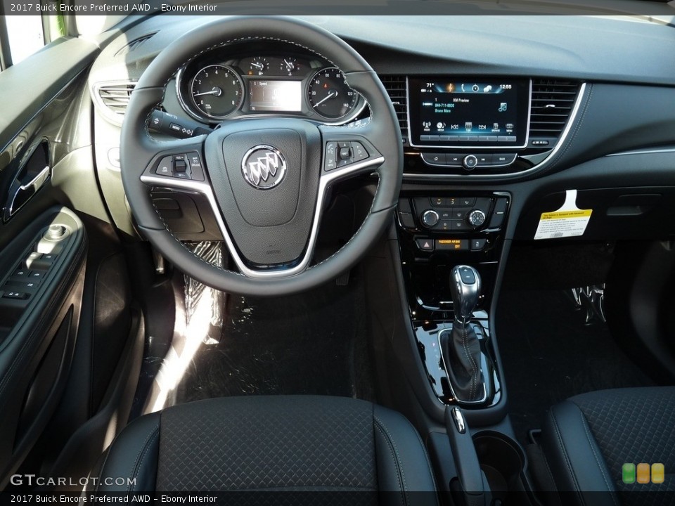 Ebony Interior Dashboard for the 2017 Buick Encore Preferred AWD #116467810