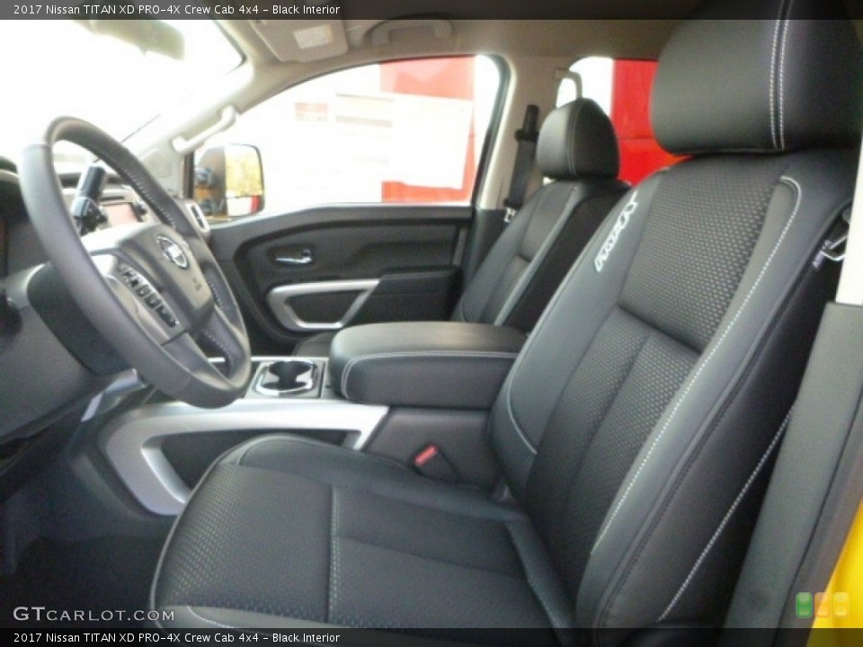 Black Interior Photo for the 2017 Nissan TITAN XD PRO-4X Crew Cab 4x4 #116471092