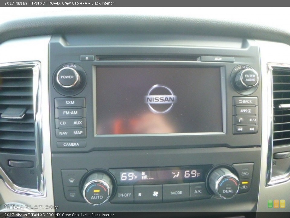 Black Interior Controls for the 2017 Nissan TITAN XD PRO-4X Crew Cab 4x4 #116471149