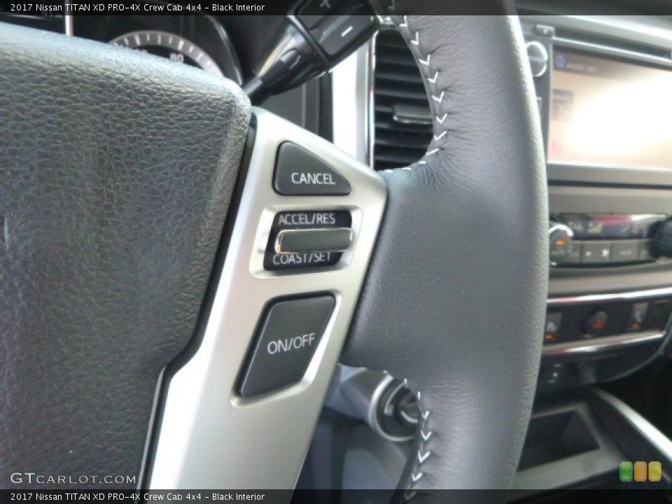 Black Interior Controls for the 2017 Nissan TITAN XD PRO-4X Crew Cab 4x4 #116471229
