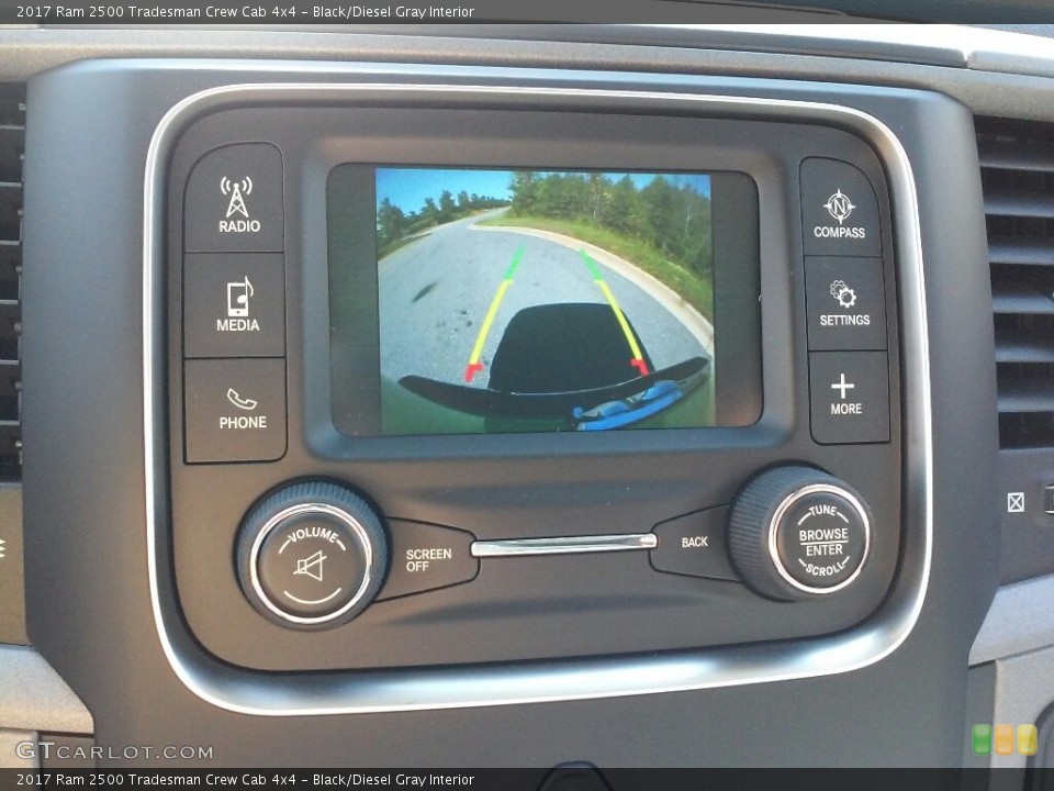 Black/Diesel Gray Interior Controls for the 2017 Ram 2500 Tradesman Crew Cab 4x4 #116475693