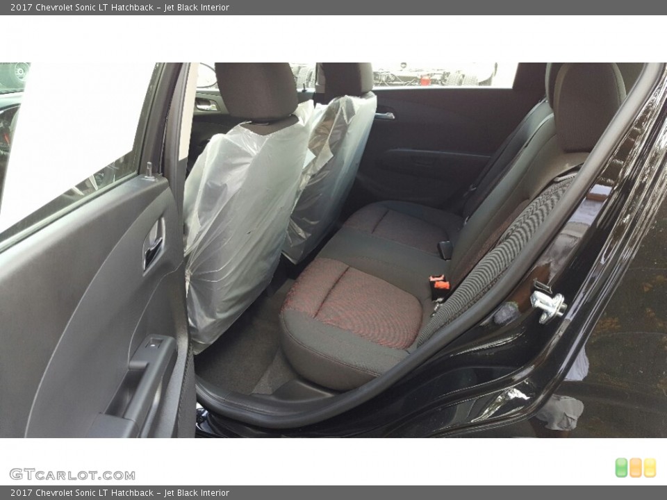 Jet Black Interior Rear Seat for the 2017 Chevrolet Sonic LT Hatchback #116477923