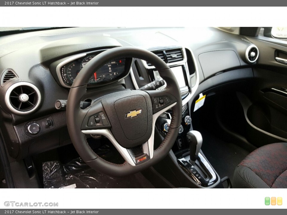 Jet Black Interior Dashboard for the 2017 Chevrolet Sonic LT Hatchback #116477950
