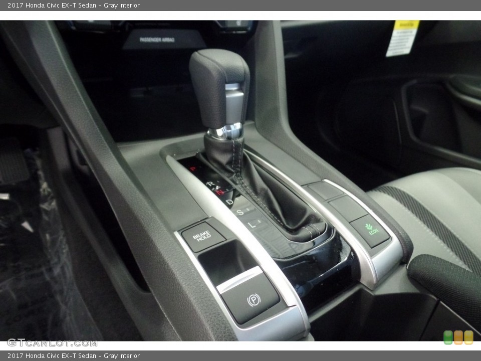 Gray Interior Transmission for the 2017 Honda Civic EX-T Sedan #116482599
