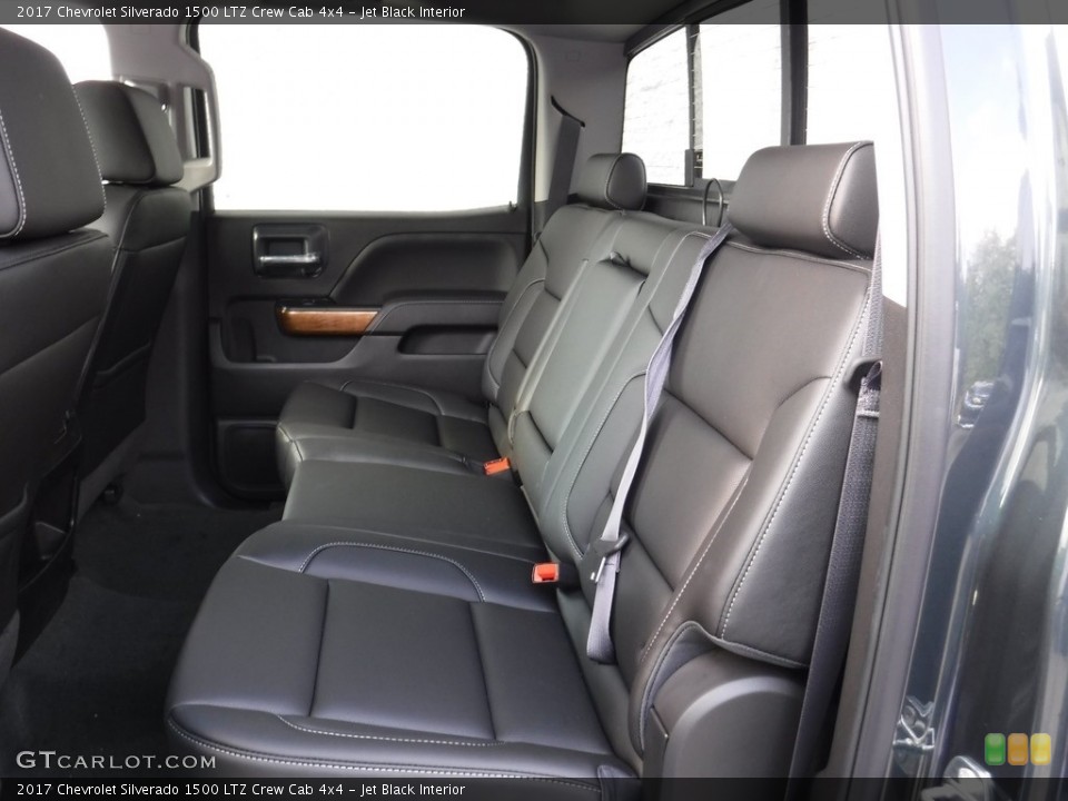 Jet Black Interior Rear Seat for the 2017 Chevrolet Silverado 1500 LTZ Crew Cab 4x4 #116482769