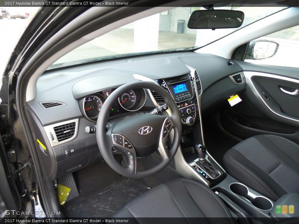 Black Interior Photo for the 2017 Hyundai Elantra GT  #116483080
