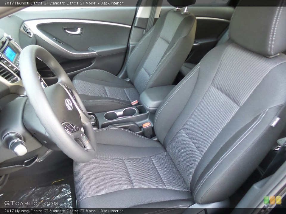 Black Interior Front Seat for the 2017 Hyundai Elantra GT  #116483104