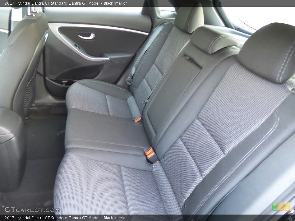 Black Interior Rear Seat for the 2017 Hyundai Elantra GT  #116483125