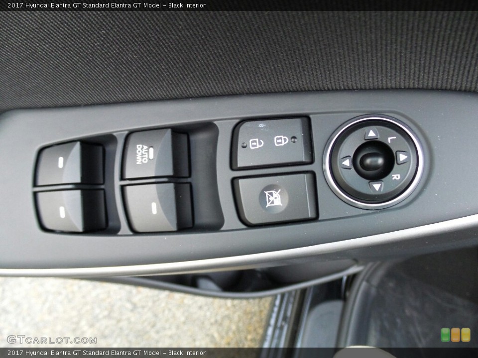 Black Interior Controls for the 2017 Hyundai Elantra GT  #116483233