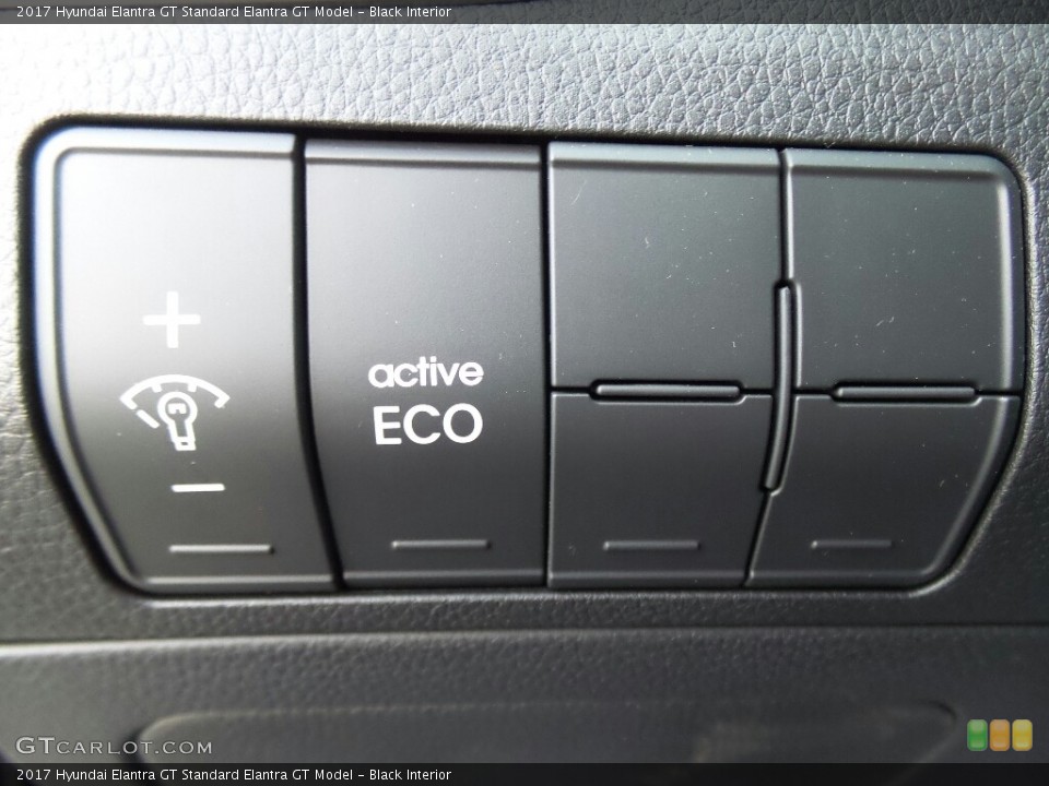 Black Interior Controls for the 2017 Hyundai Elantra GT  #116483284
