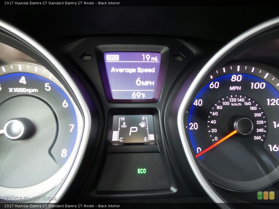 Black Interior Gauges for the 2017 Hyundai Elantra GT  #116483440