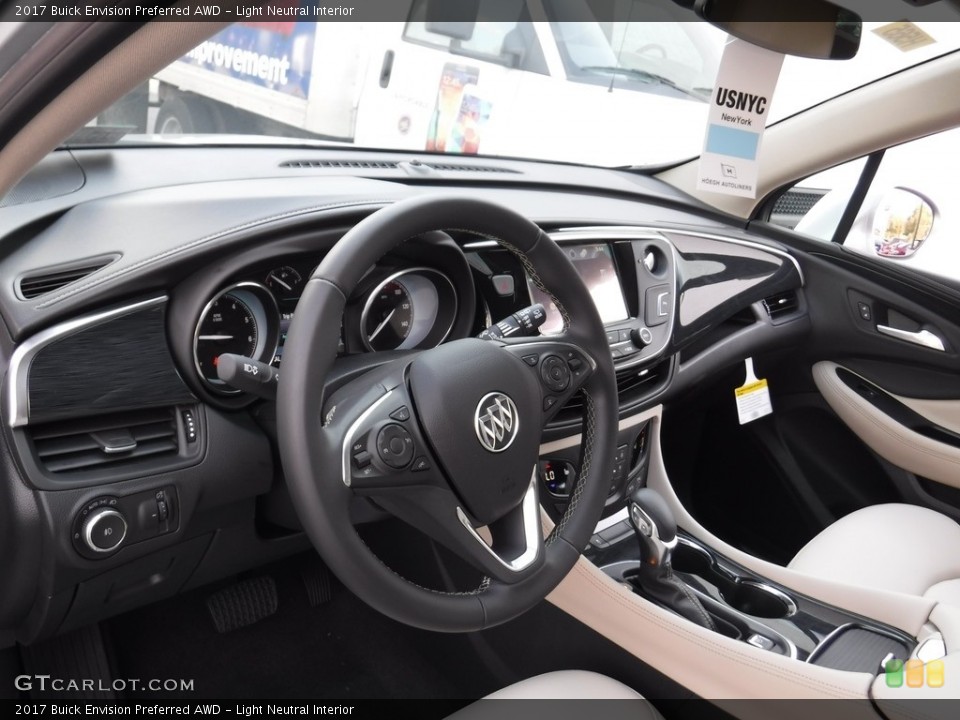 Light Neutral 2017 Buick Envision Interiors