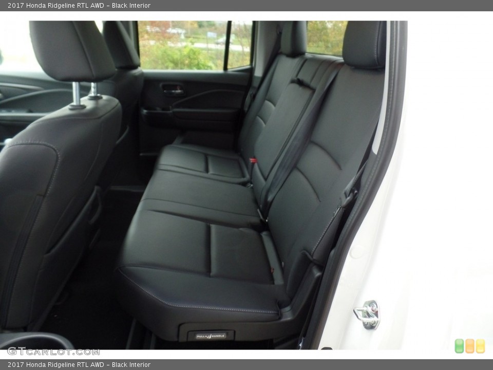 Black Interior Rear Seat for the 2017 Honda Ridgeline RTL AWD #116483461