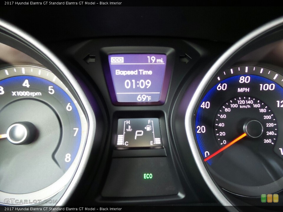 Black Interior Gauges for the 2017 Hyundai Elantra GT  #116483467