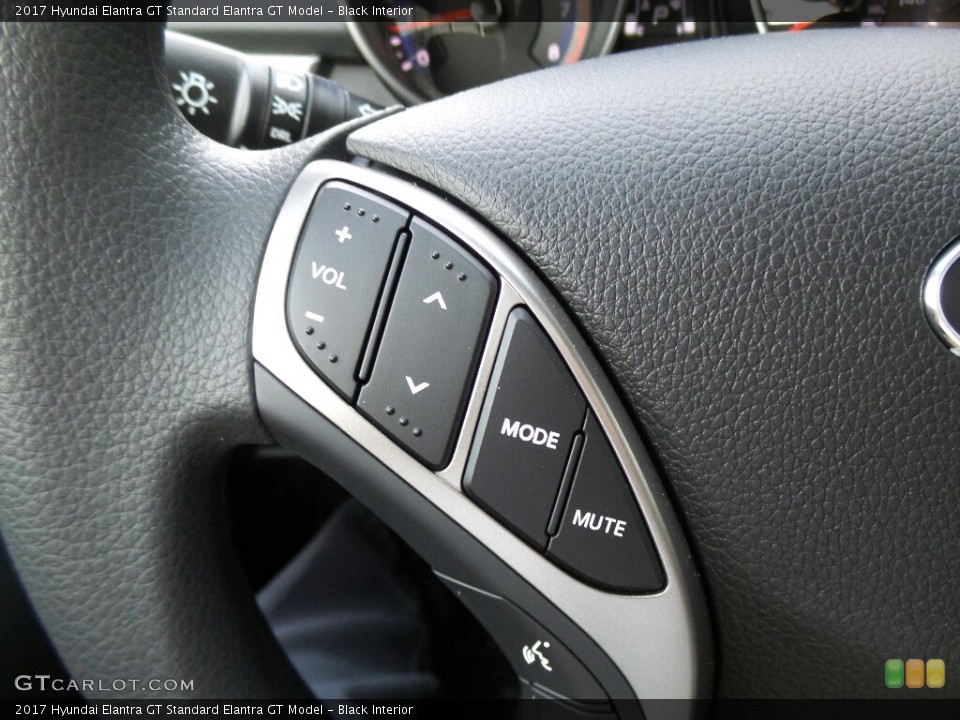 Black Interior Controls for the 2017 Hyundai Elantra GT  #116483518