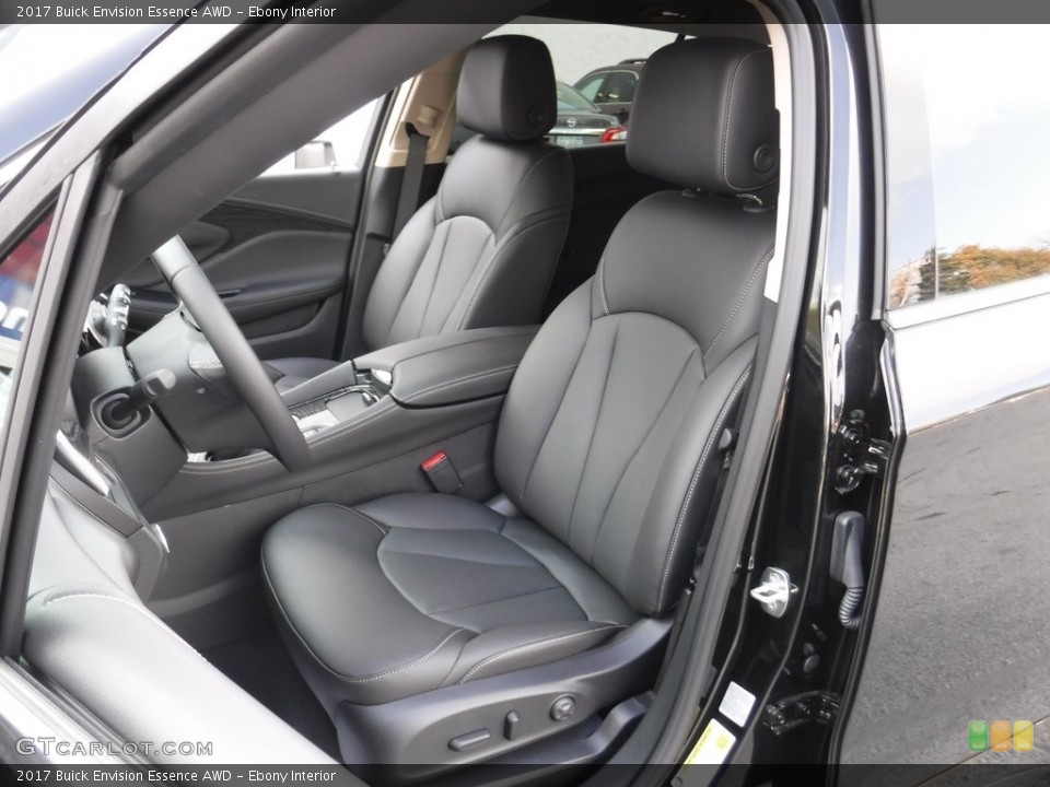Ebony Interior Front Seat for the 2017 Buick Envision Essence AWD #116484022