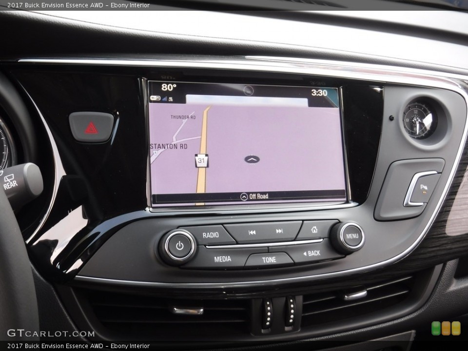 Ebony Interior Controls for the 2017 Buick Envision Essence AWD #116484082