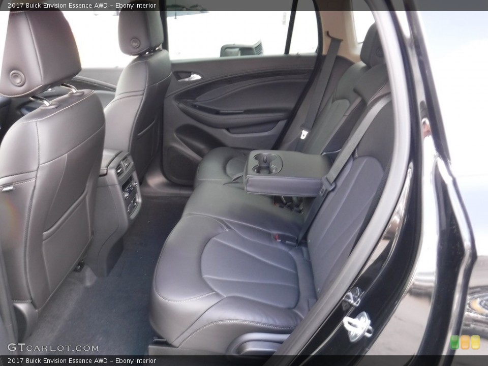 Ebony Interior Rear Seat for the 2017 Buick Envision Essence AWD #116484223