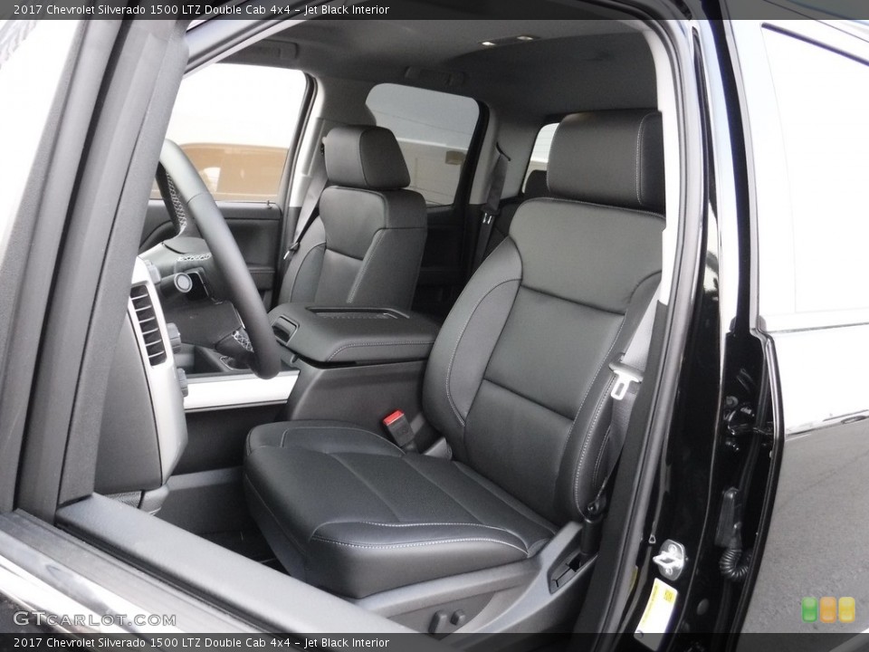 Jet Black Interior Front Seat for the 2017 Chevrolet Silverado 1500 LTZ Double Cab 4x4 #116484652