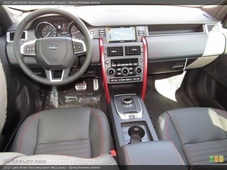 Ebony/Pimento 2017 Land Rover Discovery Sport Interiors