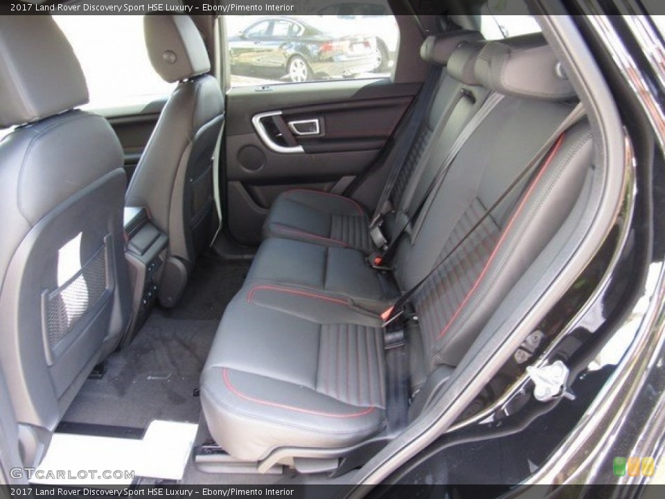 Ebony/Pimento Interior Rear Seat for the 2017 Land Rover Discovery Sport HSE Luxury #116484760