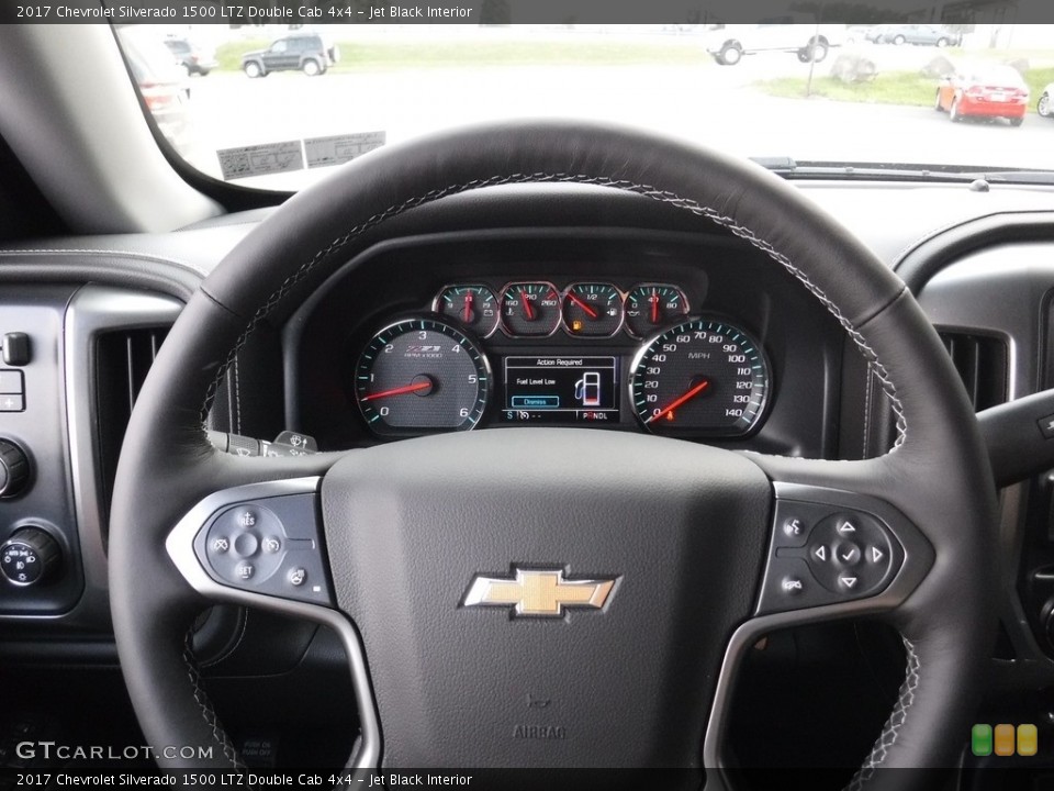 Jet Black Interior Steering Wheel for the 2017 Chevrolet Silverado 1500 LTZ Double Cab 4x4 #116484781