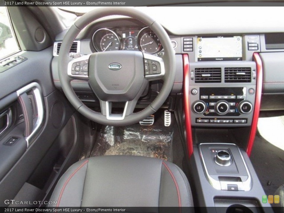 Ebony/Pimento Interior Dashboard for the 2017 Land Rover Discovery Sport HSE Luxury #116484919