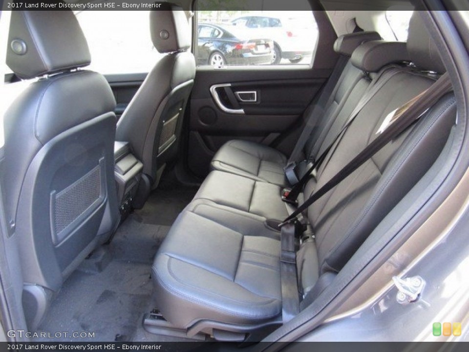 Ebony Interior Rear Seat for the 2017 Land Rover Discovery Sport HSE #116485168