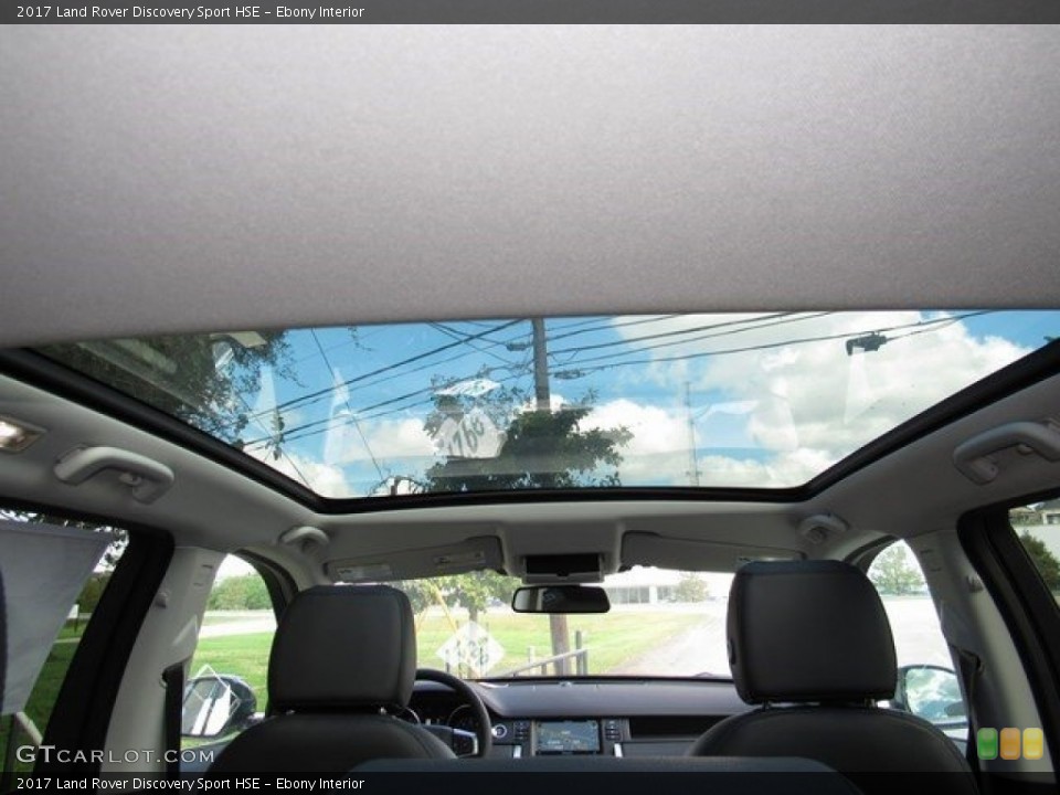 Ebony Interior Sunroof for the 2017 Land Rover Discovery Sport HSE #116485399