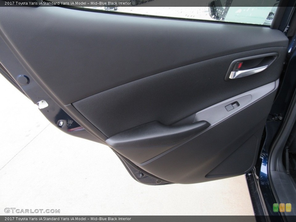 Mid-Blue Black Interior Door Panel for the 2017 Toyota Yaris iA  #116490705