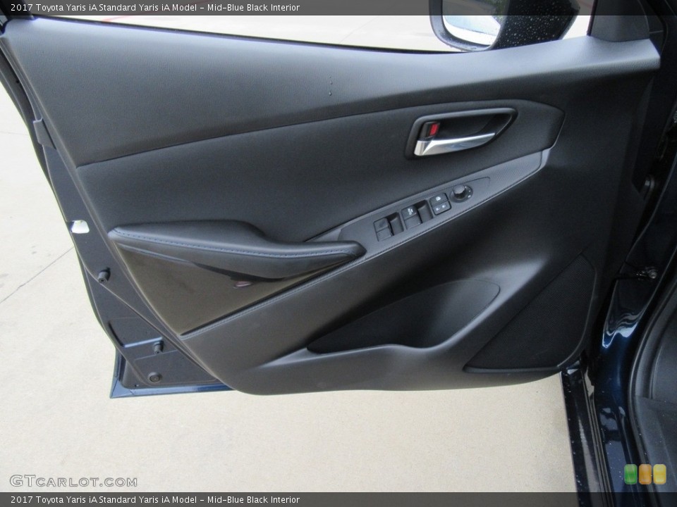 Mid-Blue Black Interior Door Panel for the 2017 Toyota Yaris iA  #116490759