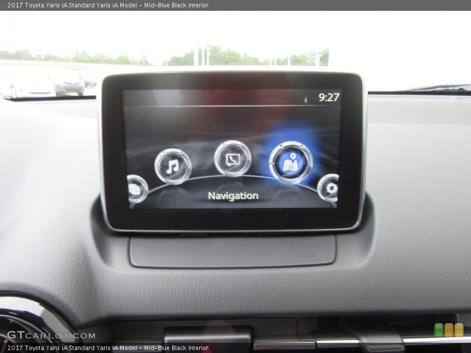 Mid-Blue Black Interior Navigation for the 2017 Toyota Yaris iA  #116490909